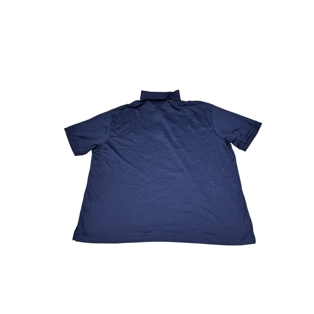 Polo Ralph Lauren Mens 2XB Navy Blue Cotton Short Sleeve Polo Shirt Pony Logo - Picture 5 of 7